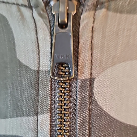 NWOT-Natural Reflections Tan Camouflage Bomber Jacket - Picture 4 of 6